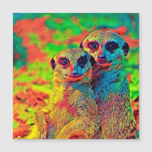 Carte Magnétique AnimalColor_Meerkat_002