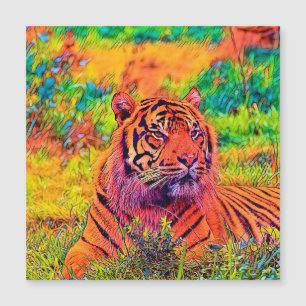 Carte Magnétique AnimalColor_Tiger_002