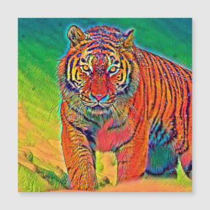 Carte Magnétique AnimalColor_Tiger_005