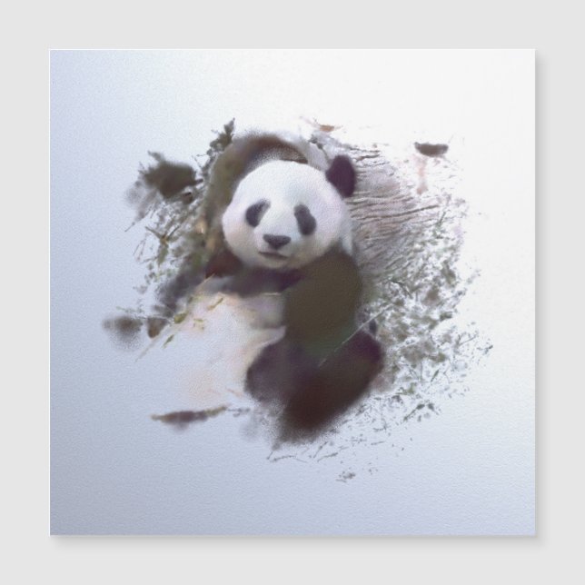 Carte Magnétique Animaux et art (Devant)