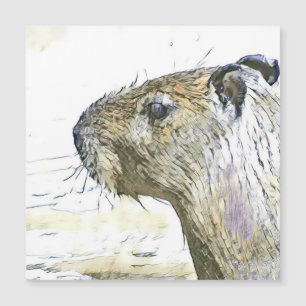 Carte Magnétique animaux fascinants - Capybara