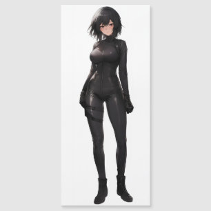 Carte Magnétique Anime Girl in Bodysuit