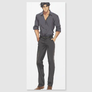 Carte Magnétique Anime Zaddy Handsome Man