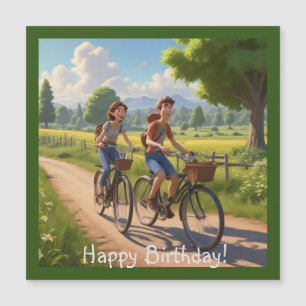 Carte Magnétique Anniversaire du vélo