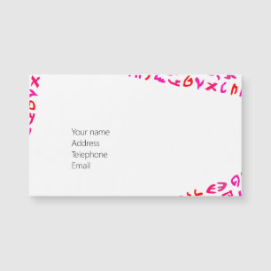 Carte Magnétique Araméen