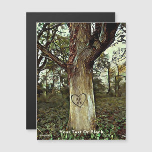 Carte Magnétique Arbre des amoureux