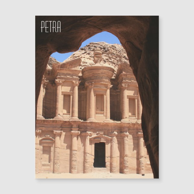 Carte Magnétique arcade du monastère de petra (Devant)
