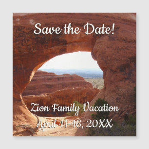 Carte Magnétique Arche de partition au Parc national des Arches