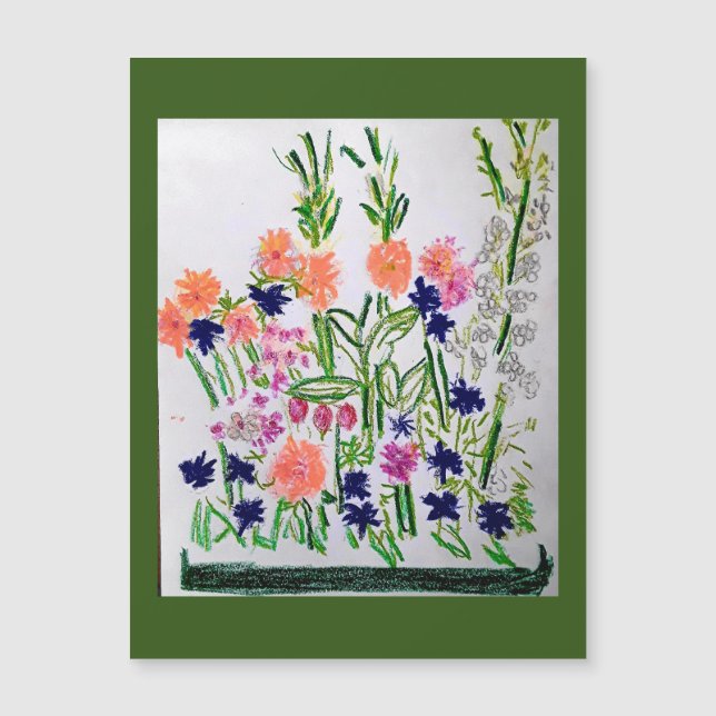 Carte Magnétique Arrangement vertical (Devant)