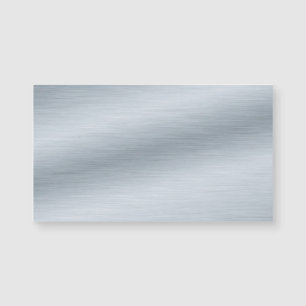 Carte Magnétique Arrière - plan argent brossé Faux