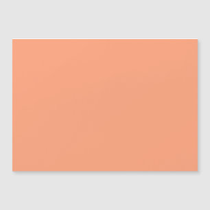 Carte Magnétique Arrière - plan couleur rose Saumon solide personn