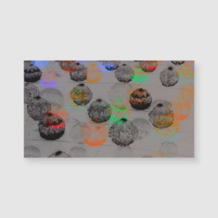 Carte Magnétique Art numérique avec contours ronds.