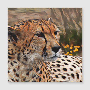 Carte Magnétique ArtAnimal Cheetah