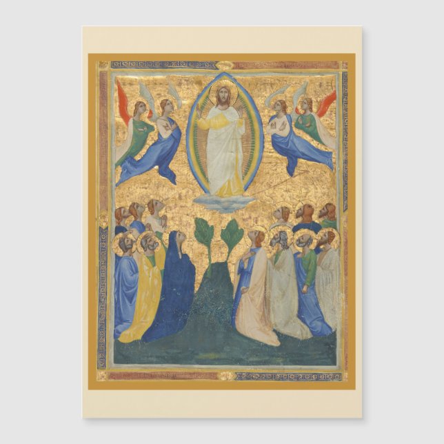 Carte Magnétique Ascension du détenteur de Jésus-Christ (Devant)