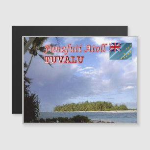 Carte Magnétique Atoll de Funafuti - Tuvalu -