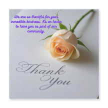 Avec sincère remerciement