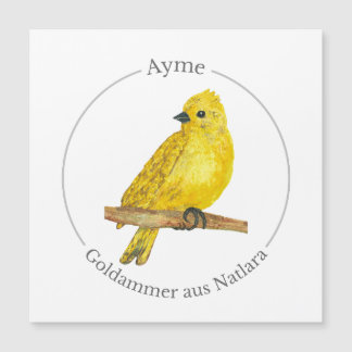 Carte Magnétique Ayme - Goldammer aus Natlara