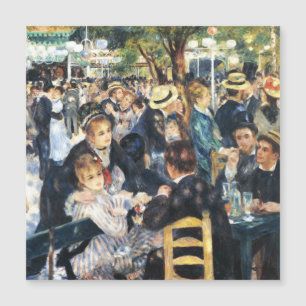 Carte Magnétique Bal au Moulin de la Galette Party Renoir