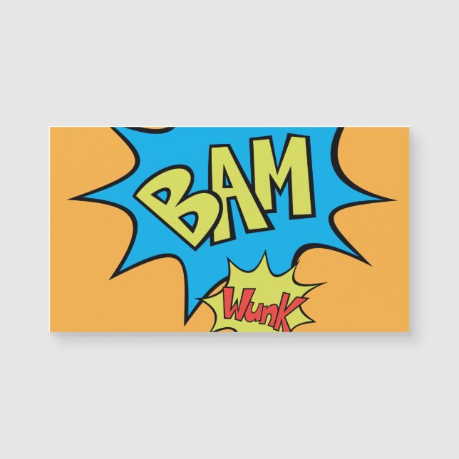 Carte Magnétique Bande dessinée Bam Balloon (Devant)