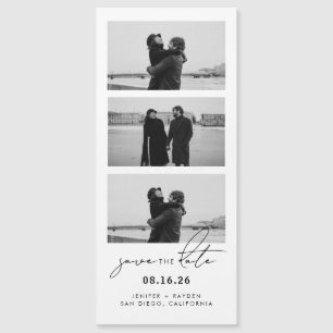 Carte Magnétique Bande Photo Script Mariage Magnétique Enregistrer 
