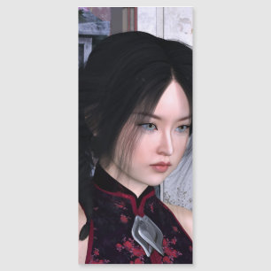 Carte Magnétique Beauté asiatique
