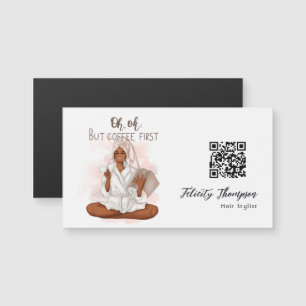 Carte Magnétique Beauté Mode Cheveux QR Code