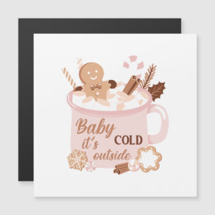 Carte Magnétique Bébé Il fait froid dehors