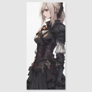 Carte Magnétique Belle fille Imaginaire Anime