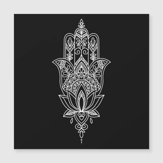 Carte Magnétique Belle main de Fatimas (Devant)