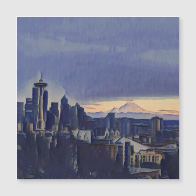 Carte Magnétique Belle Seattle (Devant)