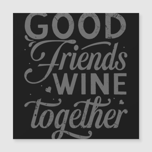 Carte Magnétique Best Friends 4 Life Saying Friendship Cute Friend (Devant)