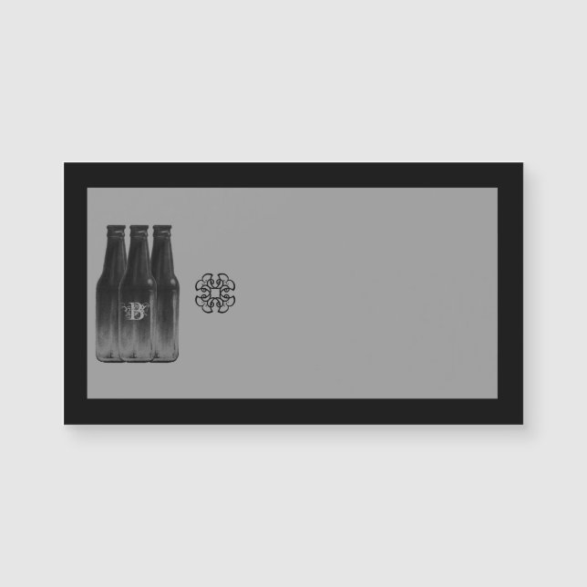 Carte Magnétique Bière brune (Devant)
