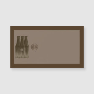 Carte Magnétique Bière brune