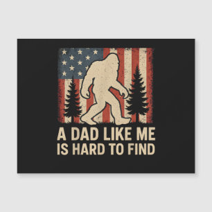 Carte Magnétique Bigfoot Patriotique Un Papa Comme Moi Est Dur à Tr