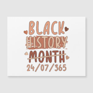 Carte Magnétique Black History Month Afro Melanin Black Women Afro 
