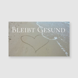 Carte Magnétique Bleibt Gesund -