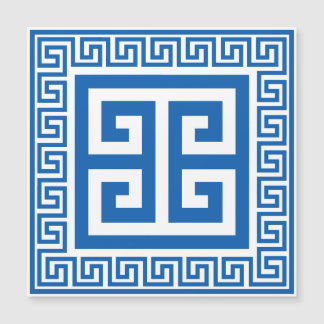 Carte magnétique bleue et blanche de Motif de clé