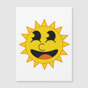 Carte Magnétique Bonjour Sunshine