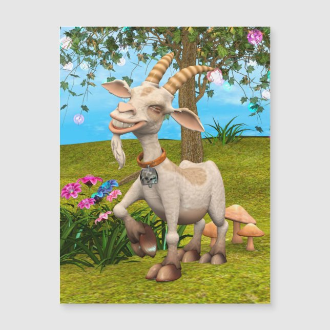 Carte Magnétique Bonne chèvre (Devant)