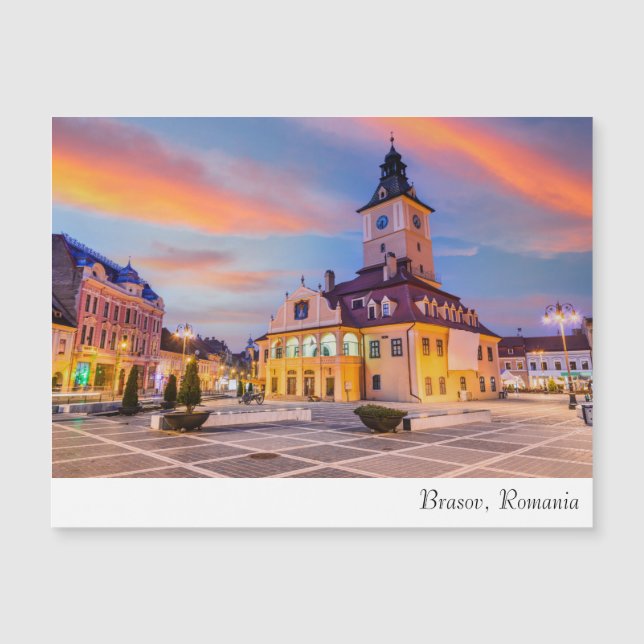 Carte Magnétique Brasov Roumanie (Devant)