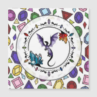 Bright Imaginaire Gemstone Elegant Amethyst Dragon