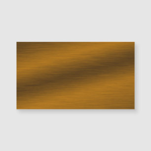 Carte Magnétique Bronze Brossé Faux Élégant