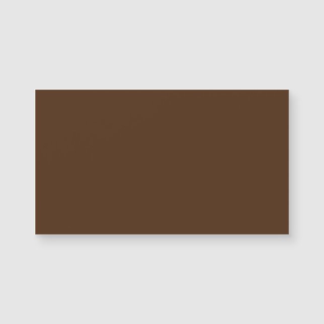 Carte Magnétique Brown #4D2A10, Crocodile (Devant)