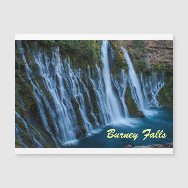 Carte magnétique Burney Falls (Devant)