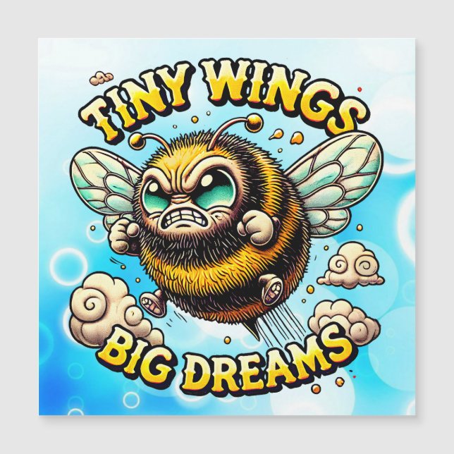 Carte Magnétique Buzzing for Greatness (Devant)