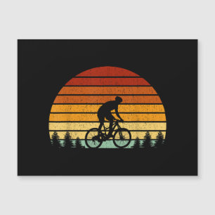 Carte Magnétique Cadeau VTT Sunset vintage Pour Mountain B