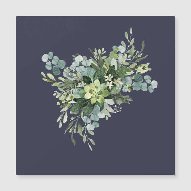 Carte Magnétique Cadeaux de fête de mariée sur mesure cadeau de ver (Devant)