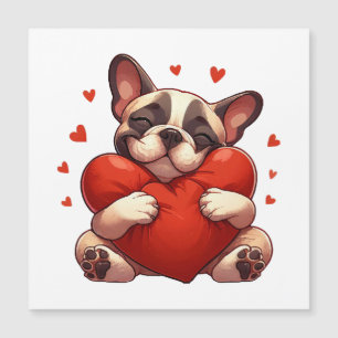 Carte Magnétique Cadeaux de la Saint-Valentin Pitbull