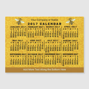 Carte Magnétique Calendrier 2017 (voir description pour nouvelle ve