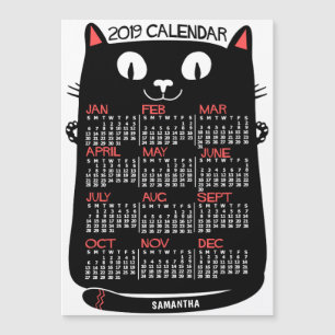 Carte Magnétique Calendrier 2019 (Voir la description pour la nouve